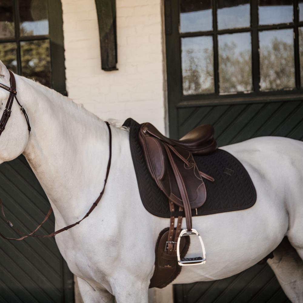Tapis fishbone dressage noir 3/5