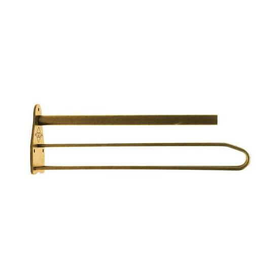 Porte-selles metal avec tapis porte acier gold