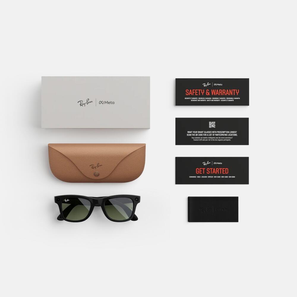 Pre-order] Rayban Meta Wayfarer Gen 2-Shiny Black/Green- M