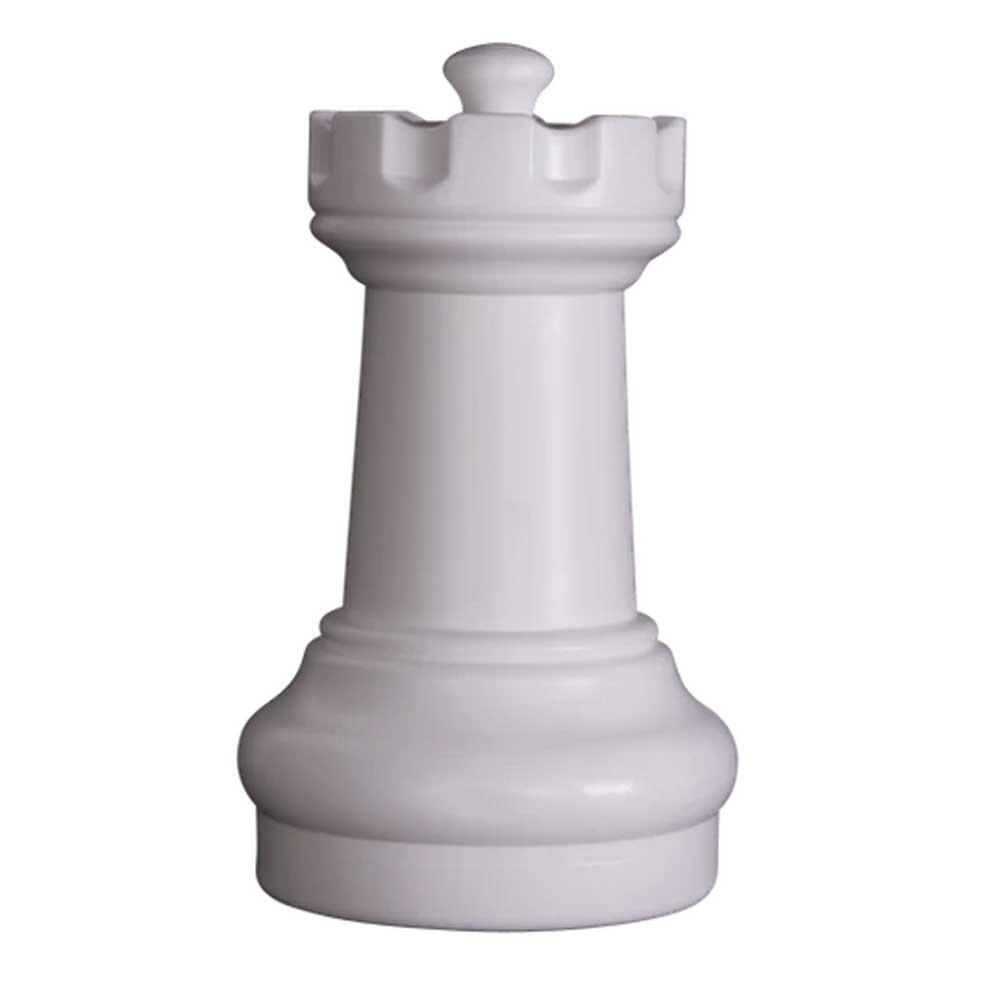 Medium White Rook ( Castle ) - From a 40cm Chess Set
