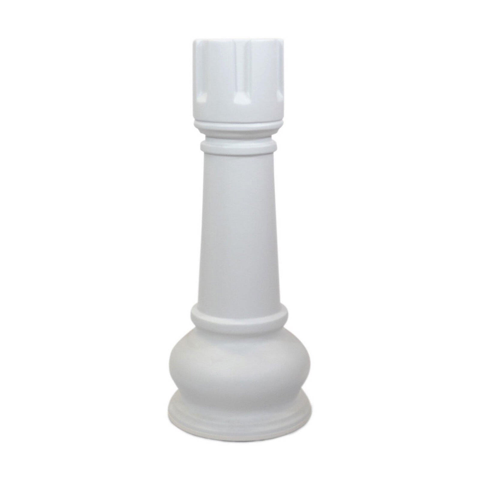 1.1m White Rook from Lifesize Fibreglass Resin Chess Set