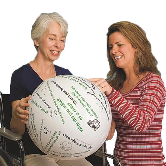Toss N Talk About Conversation Ball - Getting Acquainted