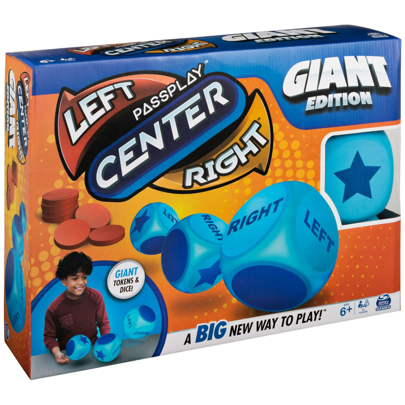 Giant Left Center Right Board Game - For All the Family