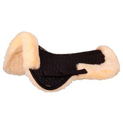 Br - Amortisseur Pour Cheval Découpe De Colonne Vertébr Equitationale Br Equitation - Amortisseur De Selle D'Équitation - Beige|noir - Fs - Decathlon