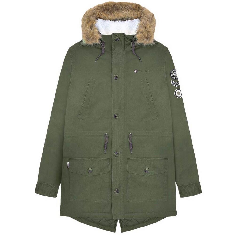 Lambretta Mens Sherpa Lined Parka