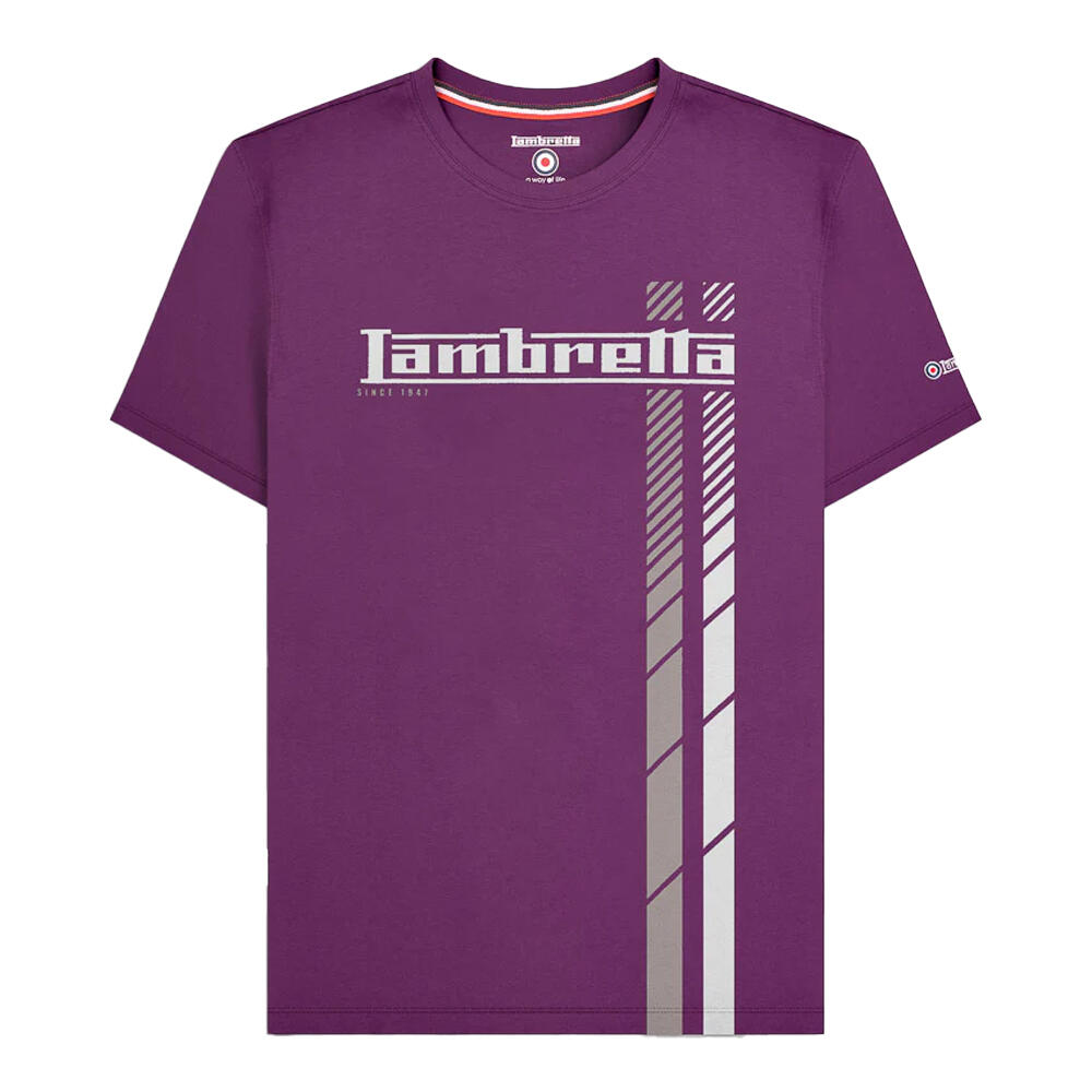 Lambretta Mens SS25 Racing Stripe T-Shirt