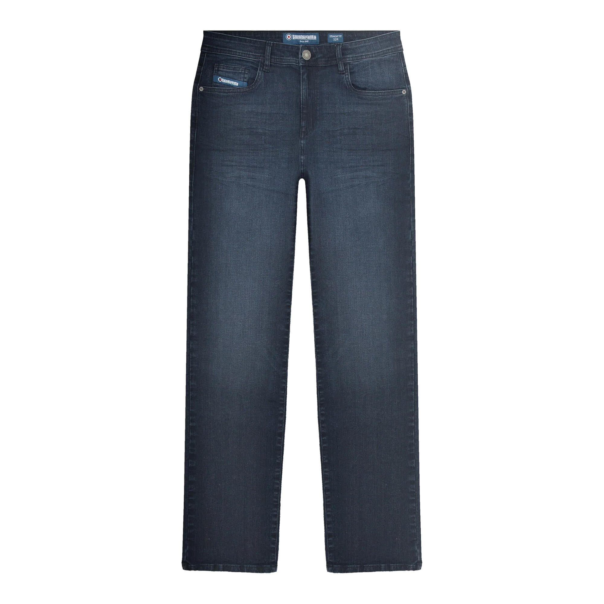 Lambretta Mens Chester Straight Jeans