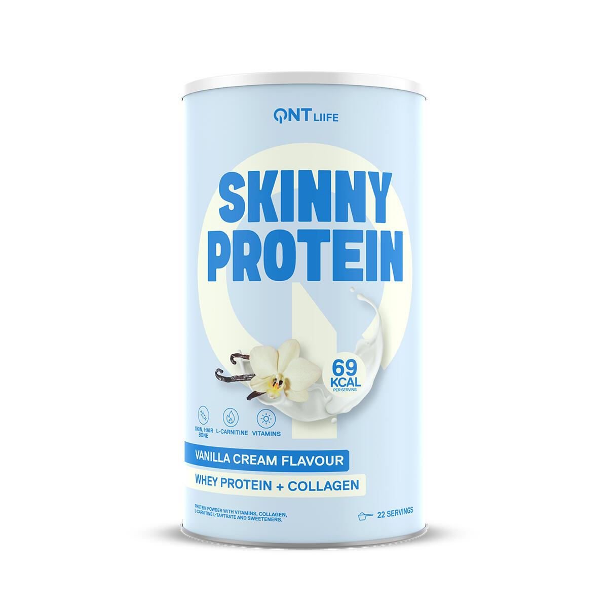 Qnt - Protéines Minceur | Skinny Protein (450g) | Vanille - Whey Protéine - 450 G - Decathlon