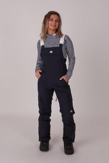 Femme Ski & Snowboard Salopette Imperméable Yeh Girl Noir