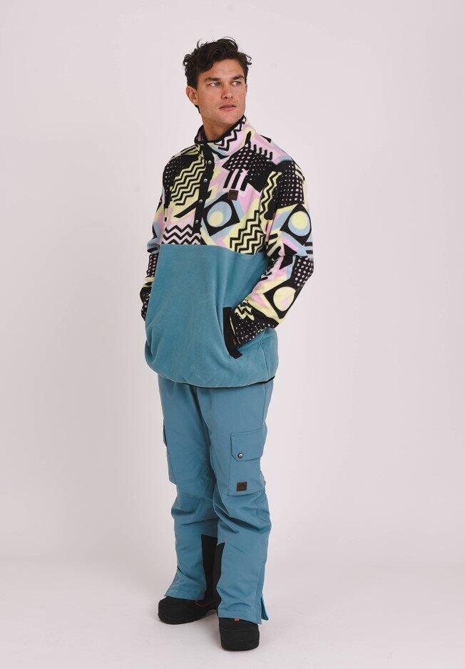 Salvo pelo gongo Fleece Teal 3/5