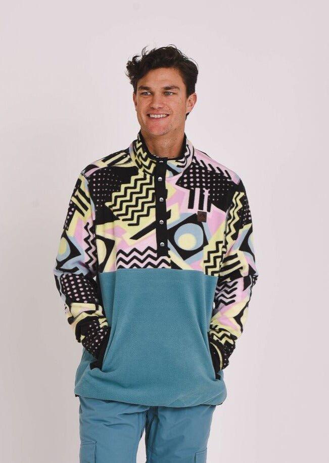 OOSC Saved By The Bell Fleece Teal - Men's
