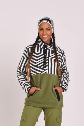 Bluza polarowa Fall Line w kolorze khaki