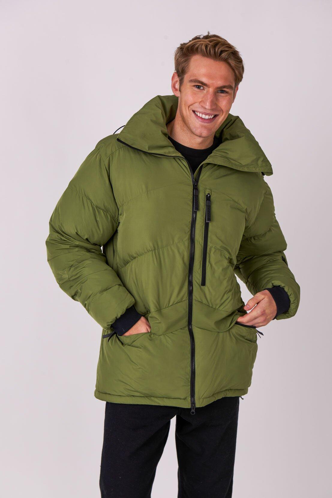 Men's Puffer Jacket Khaki 5/7