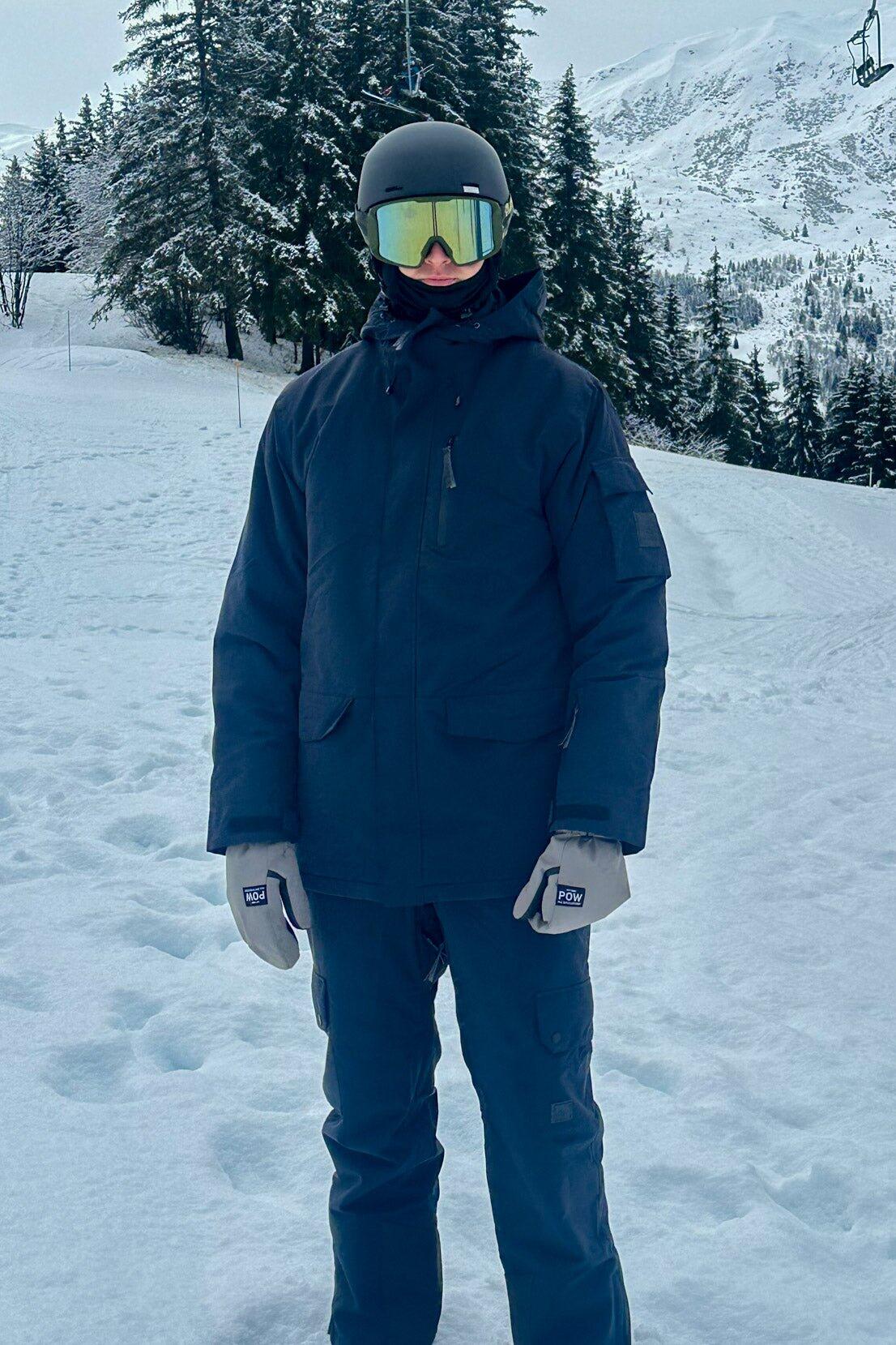 Herren Ski & Snowboard Latzhose Wasserdicht Yeh Man Schwarz 7/7