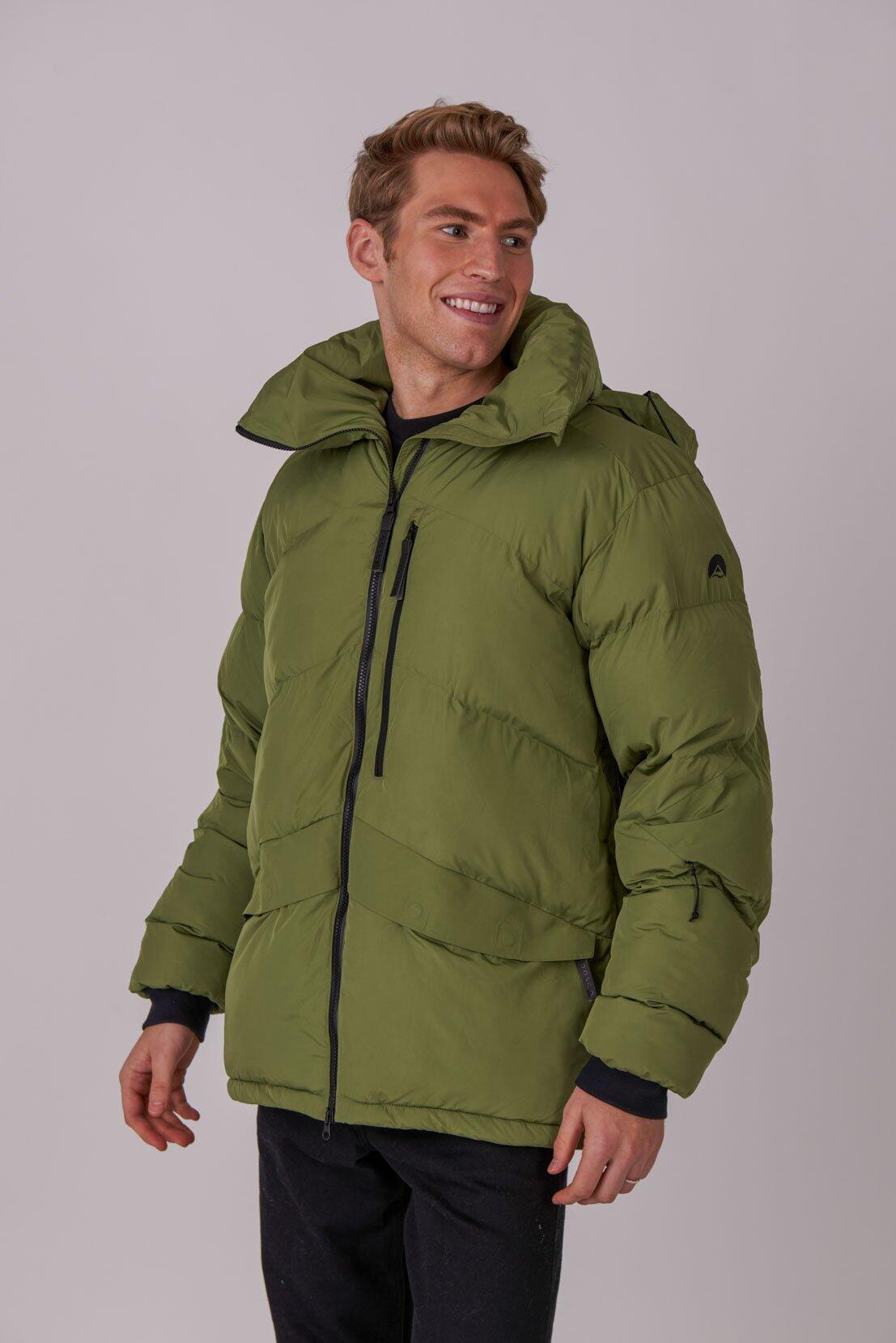 Men's Puffer Jacket Khaki 6/7
