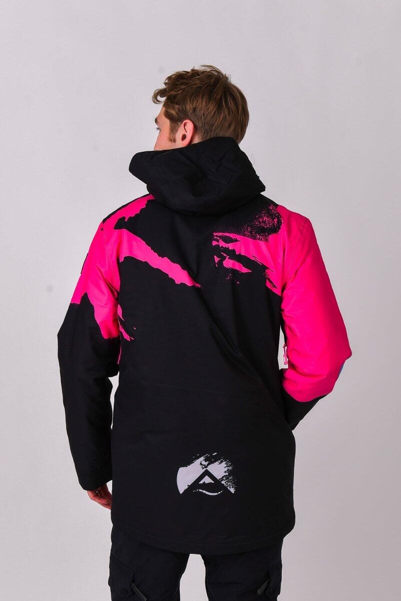 Afterparty Jacket Black & Pink Men's 3/7