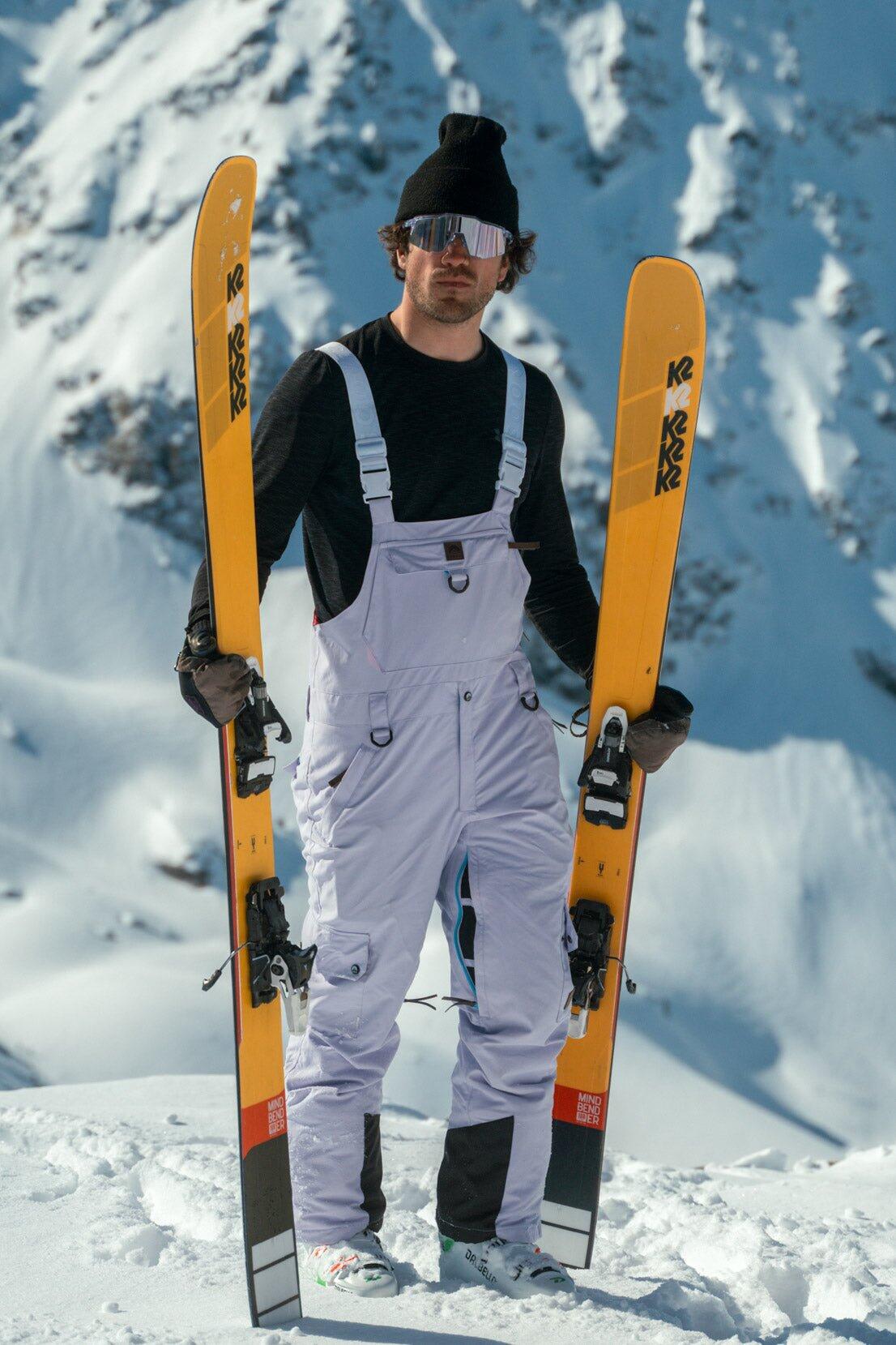 Pantalon à bretelles Yeh Man Lavande 3/7