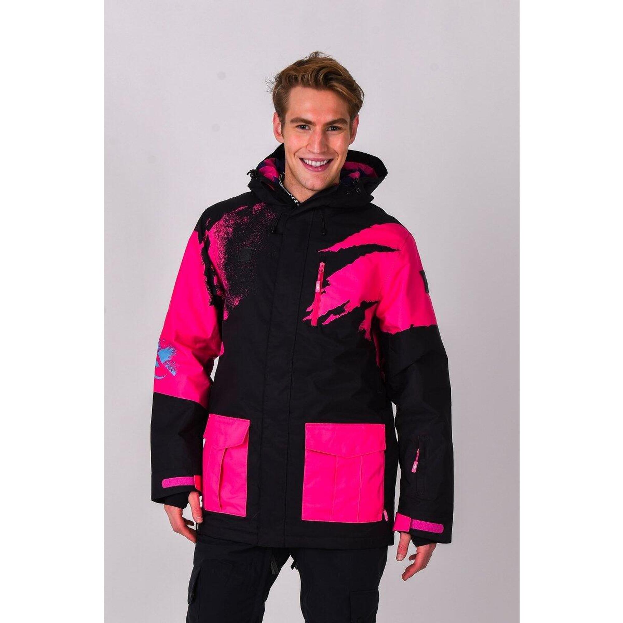 Oosc - Veste Afterparty Noir & Rose Homme - Veste - Multicolore|noir|rose - 36 Xs - Decathlon