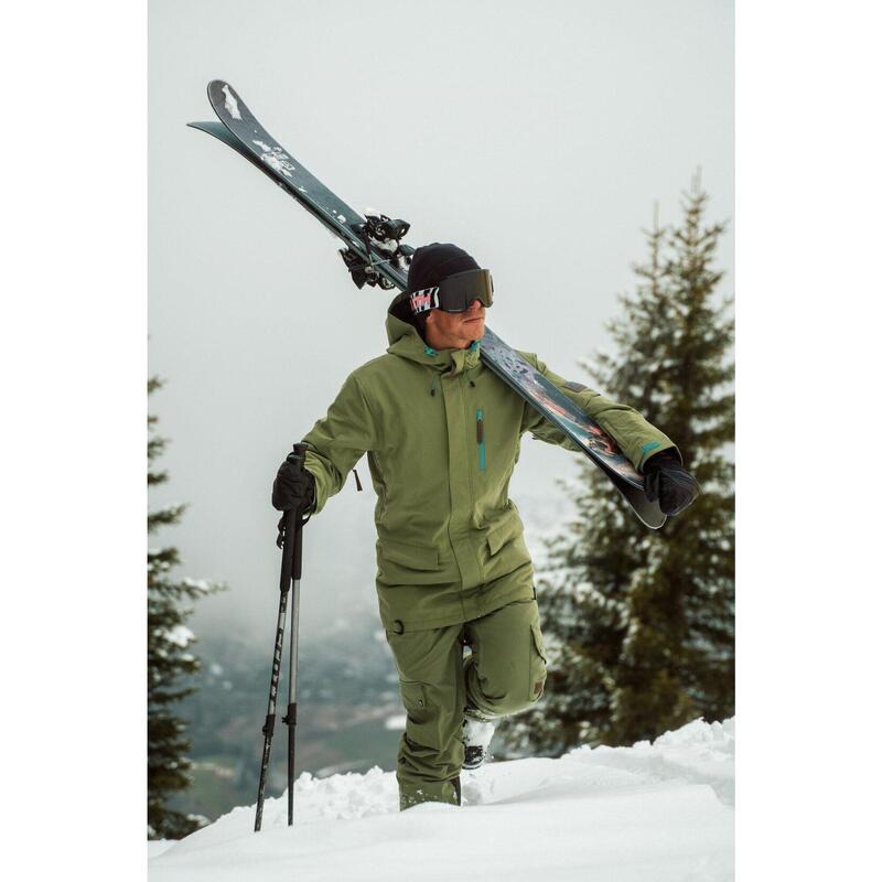 Yeh Man Ski & Snowboard Bib Pant - Khaki