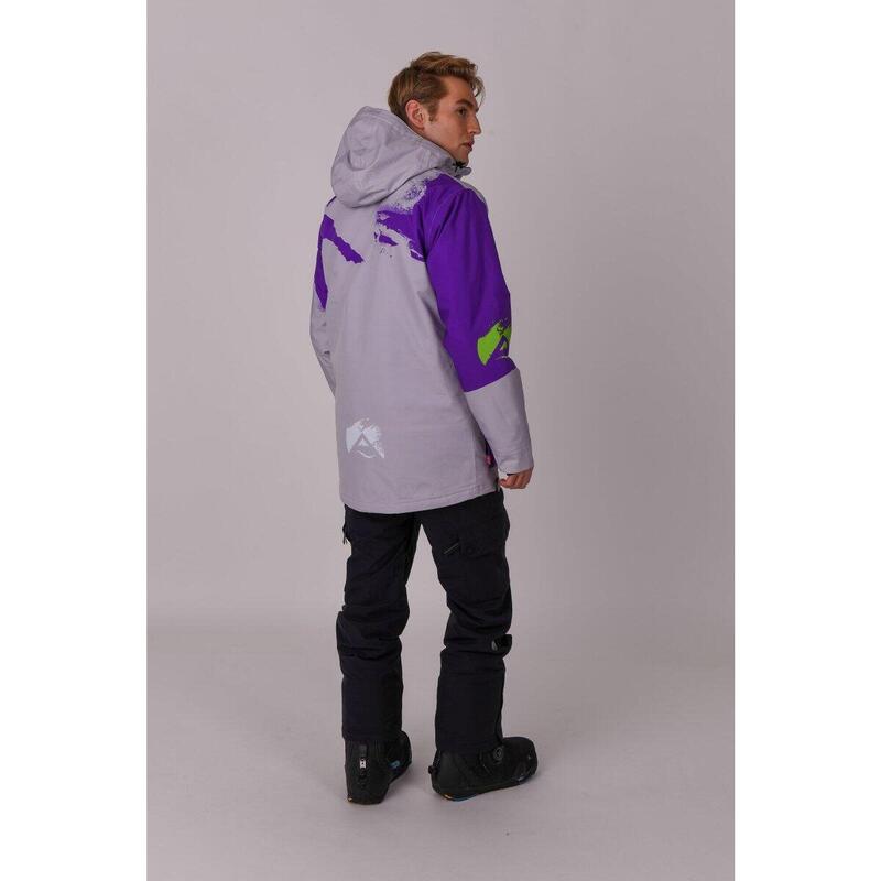 Afterparty Jacket Grey & Purple Murśikani