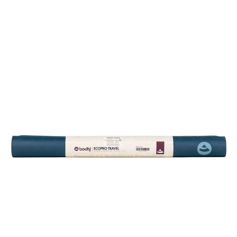 Saltea de yoga din cauciuc Bodhi EcoPro Travel, antiderapantă, 1,3 mm