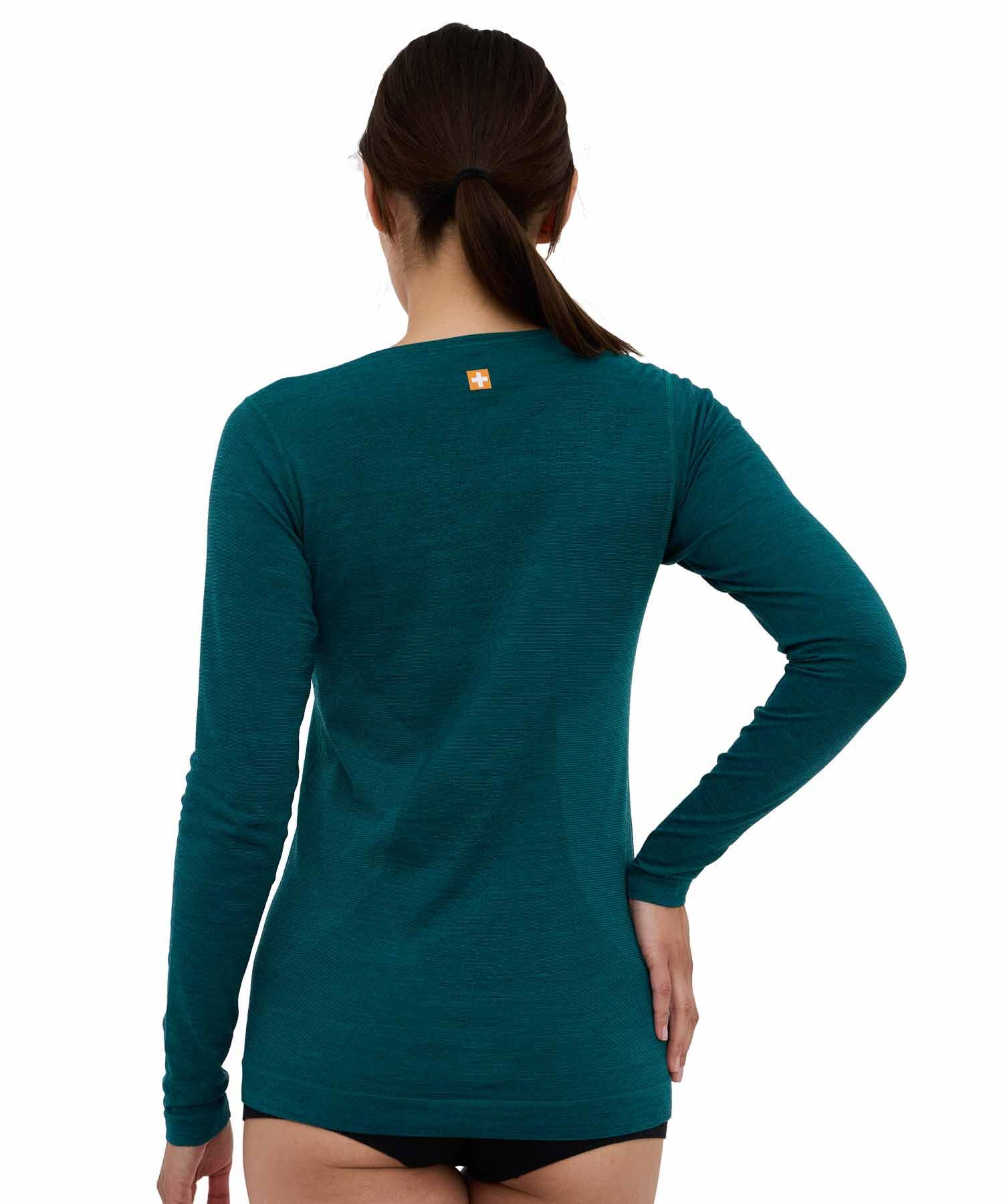 Koszulka damska z długim rękawem wełniana Brubeck OUTDOOR WOOL PRO 2/4