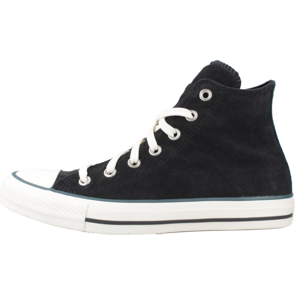 Baskets Converse Modèle Chuck Taylor All Star Contrast Suede Couleur Noir 2/5