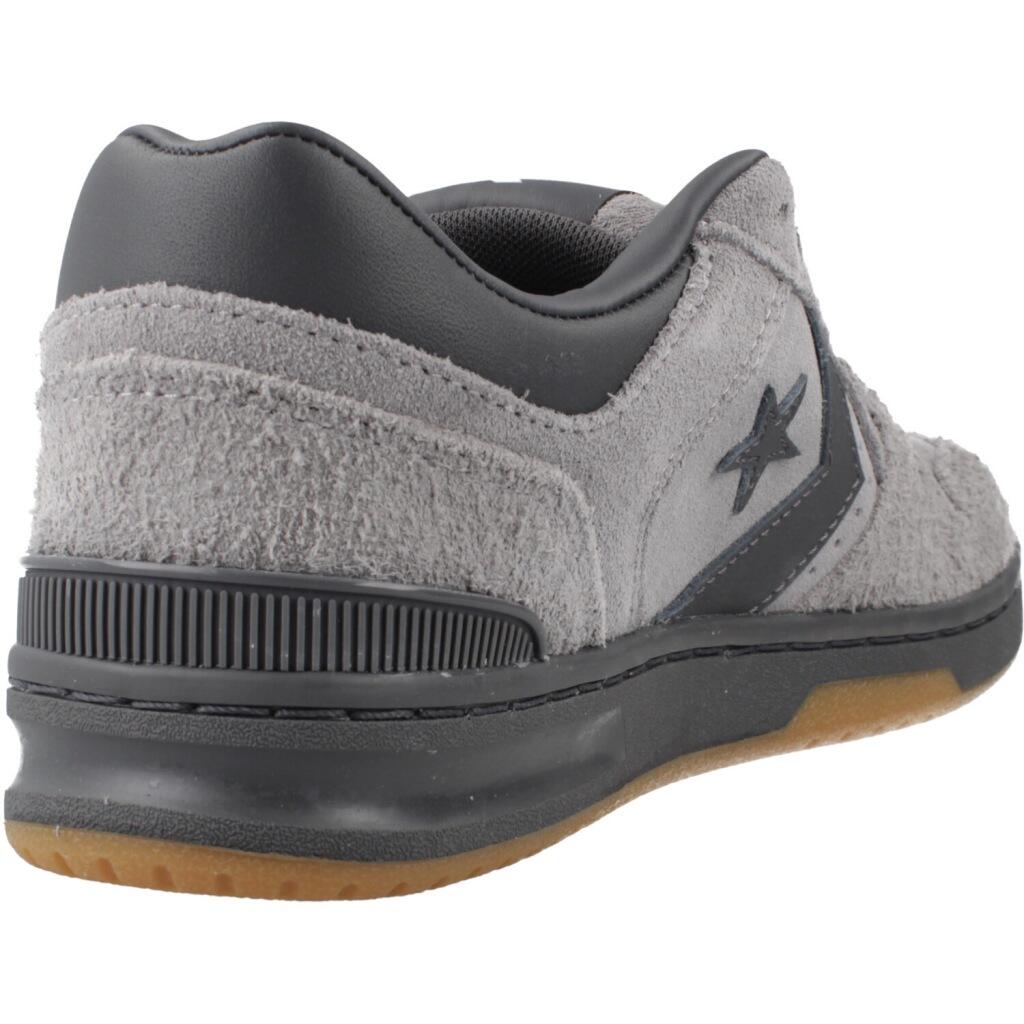 Ténis Converse Modelo Cl98 Suede Cor Cinza 3/5