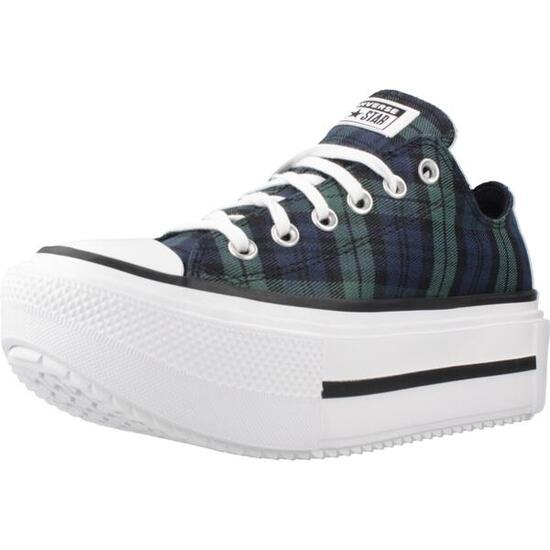 Zapatillas mujer Converse Chuck Taylor All Star Lift Double Stack Platform Plaid