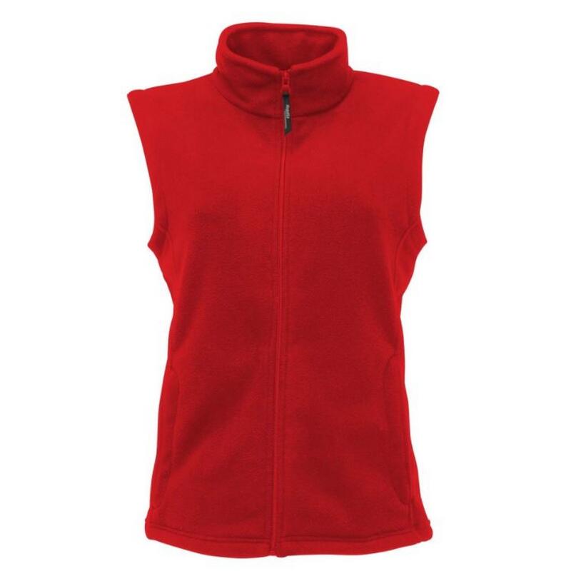 Womens/Ladies Micro Fleece Bodywarmer / Gilet (Classic Red)