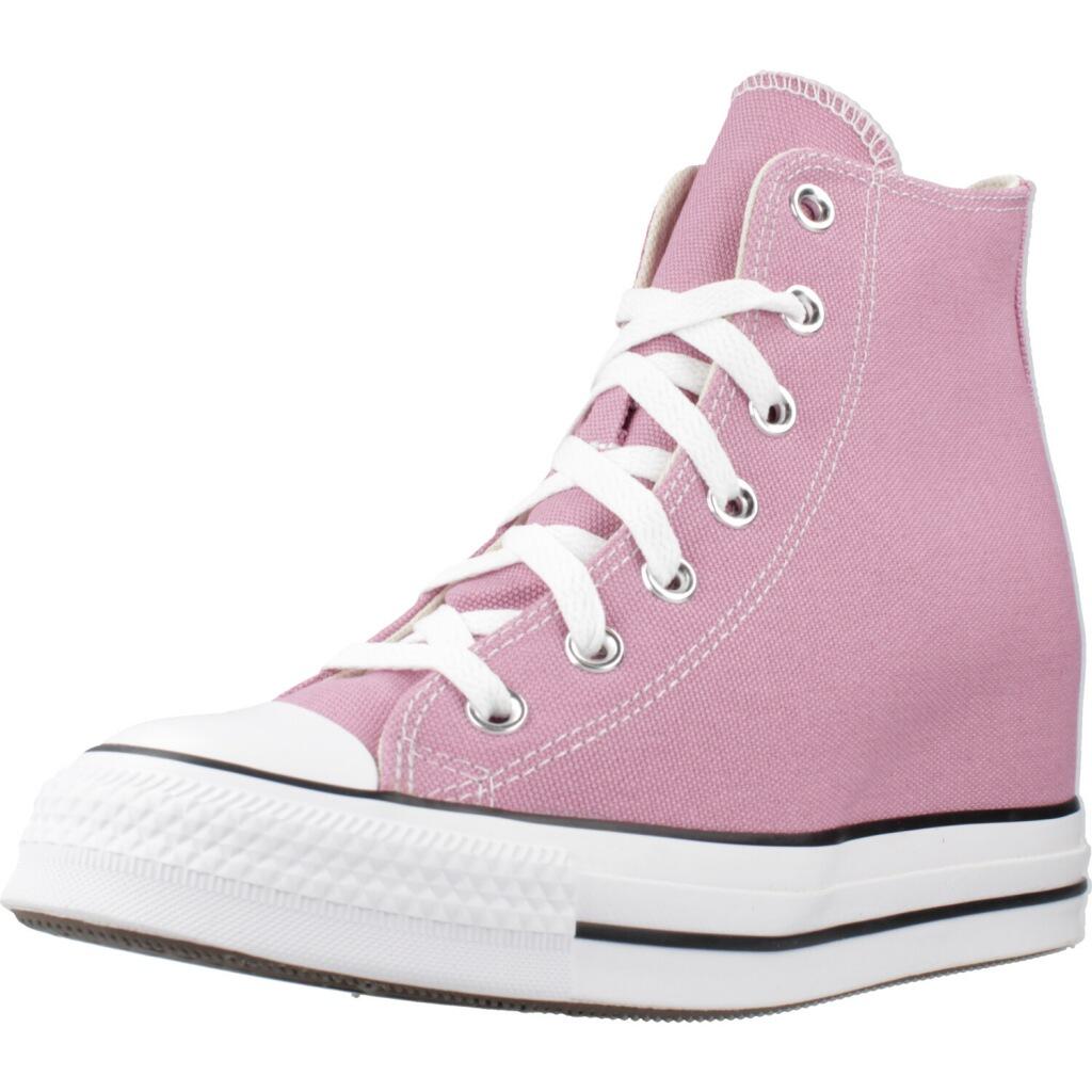 Converse - Baskets Converse Modèle Chuck Taylor All Star Classic Wedge Platform Couleur Ros - Chaussures De Sport - Rose - Decathlon