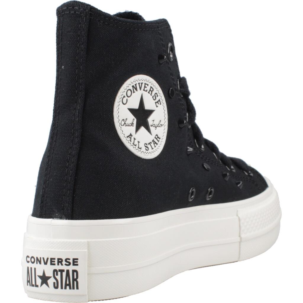 Baskets Converse Modèle Chuck Taylor All Star Lift  Platform Spikes Couleur Noir 3/5
