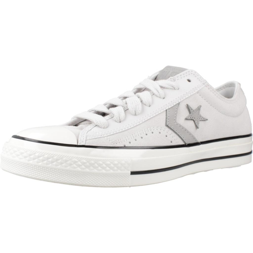 Ténis converse modelo star player 76 suede remix cor cinza