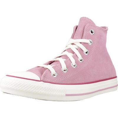 Sneakers converse model chuck taylor all star contrast suede kleur roze