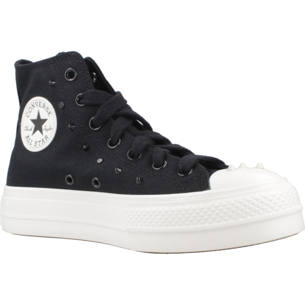 Baskets Converse Modèle Chuck Taylor All Star Lift  Platform Spikes Couleur Noir 5/5