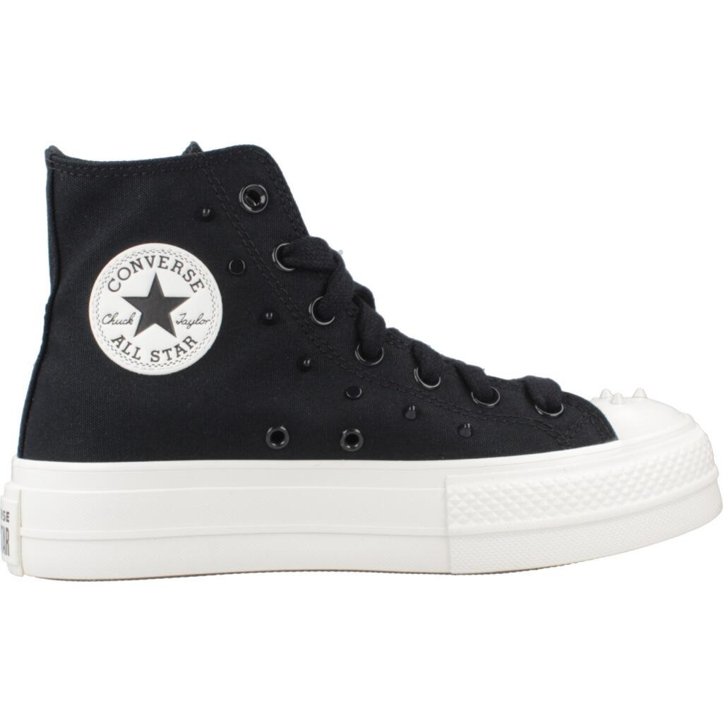 Baskets Converse Modèle Chuck Taylor All Star Lift  Platform Spikes Couleur Noir 4/5