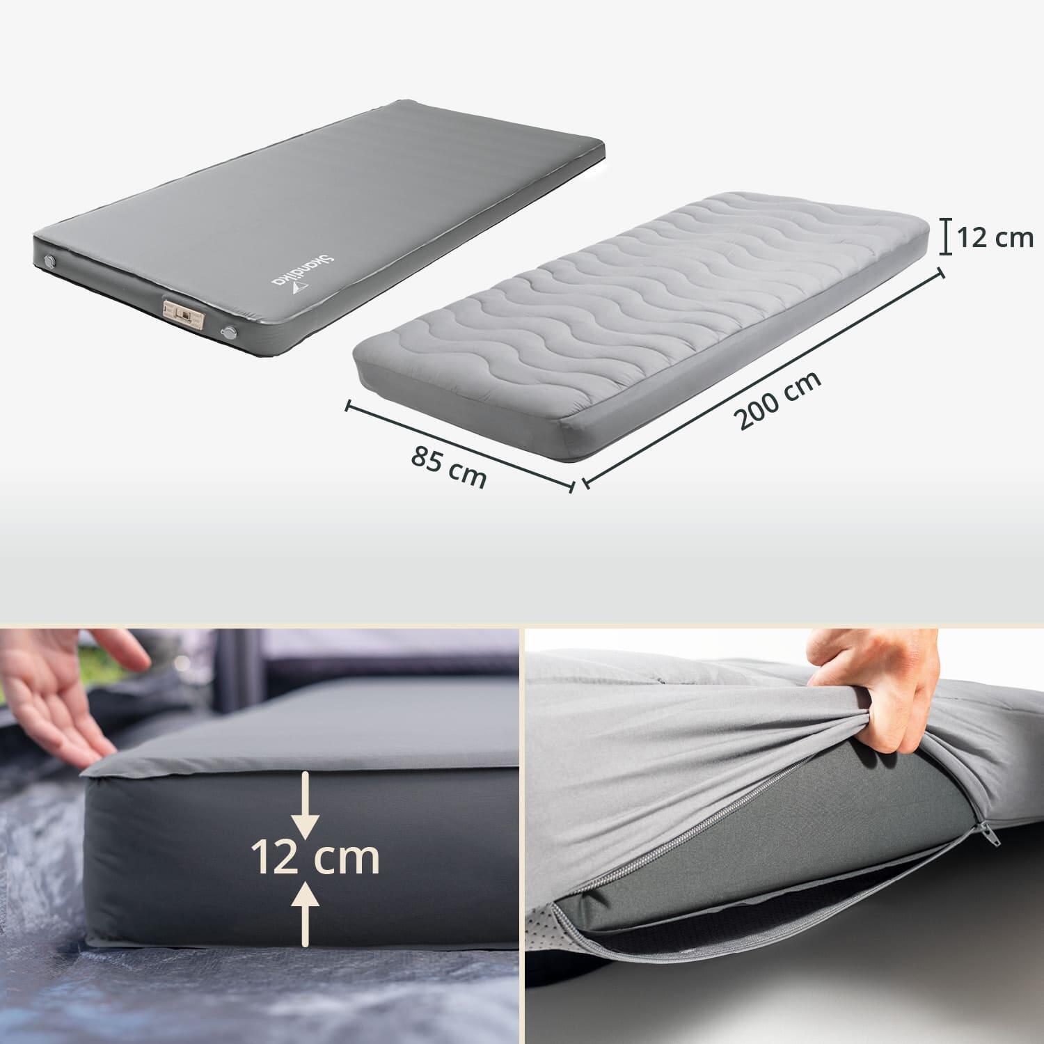 Set Colchão insuflável Easy 3D Premium Flex + Capa – bomba USB incluída 2/7