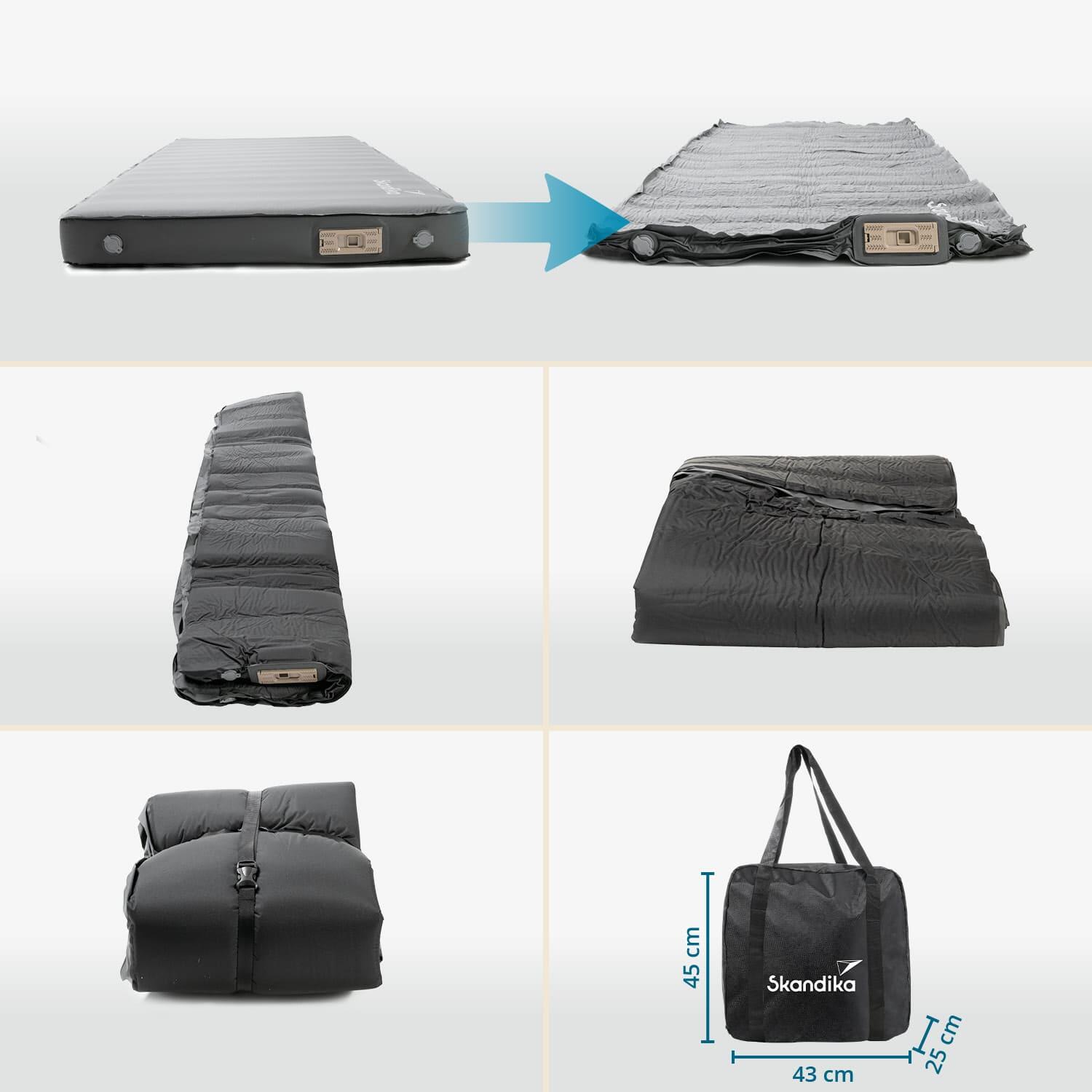Set Colchão insuflável Easy 3D Premium Flex + Capa – bomba USB incluída 4/7