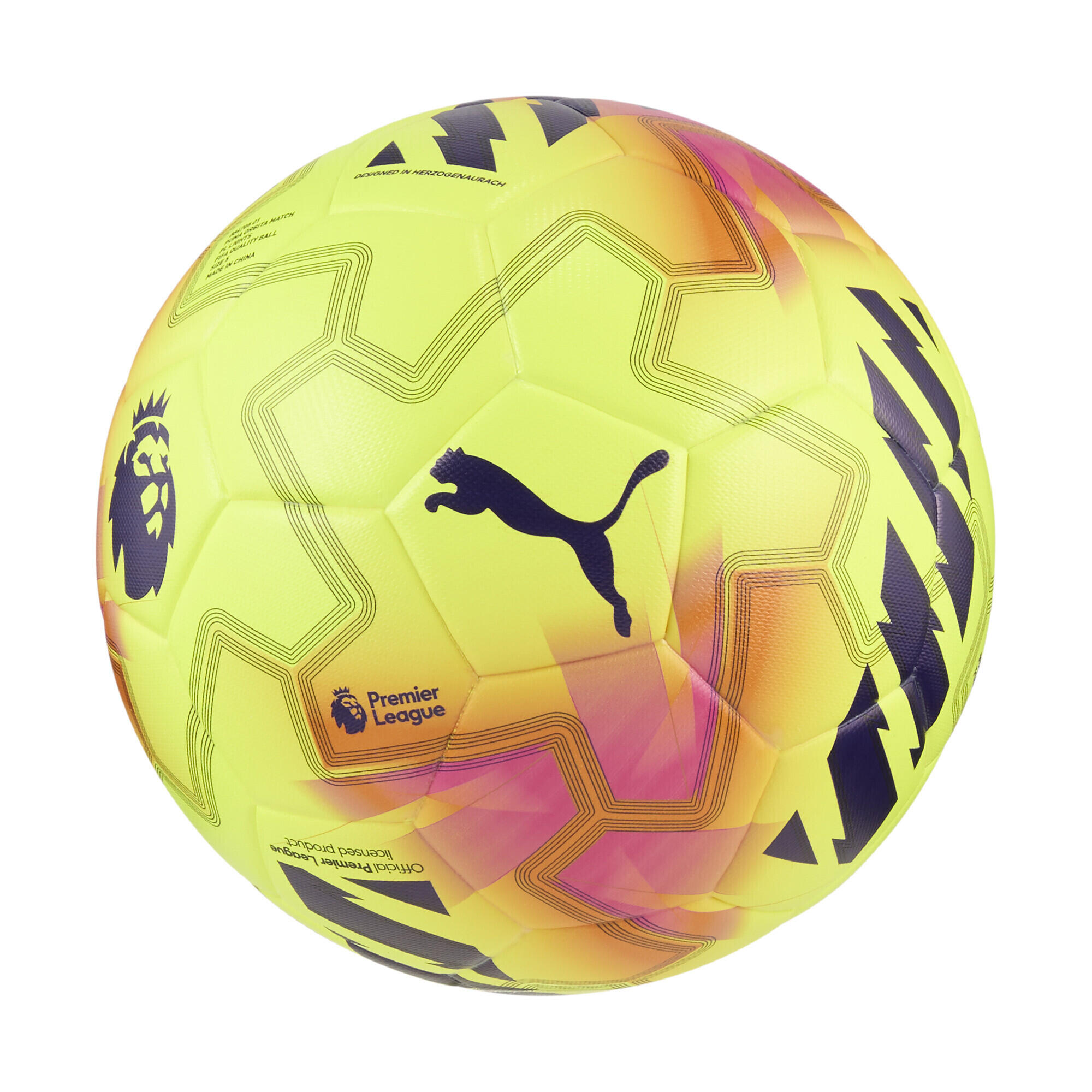 Puma - Ballon De Football Puma Orbita Match Premier League Lights (qualité Fifa®) Puma - Ballon - Jaune|multicolore - 5 - Decathlon