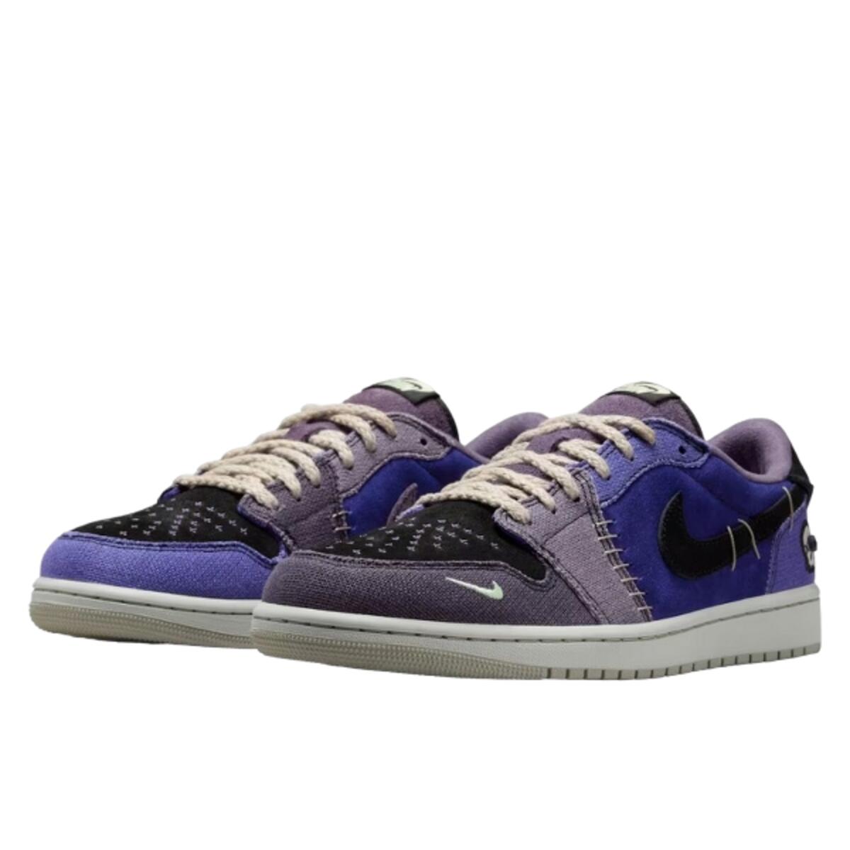 Scarpe  1 Retro Low OG Zion Williamson Voodoo Alternate 2/4