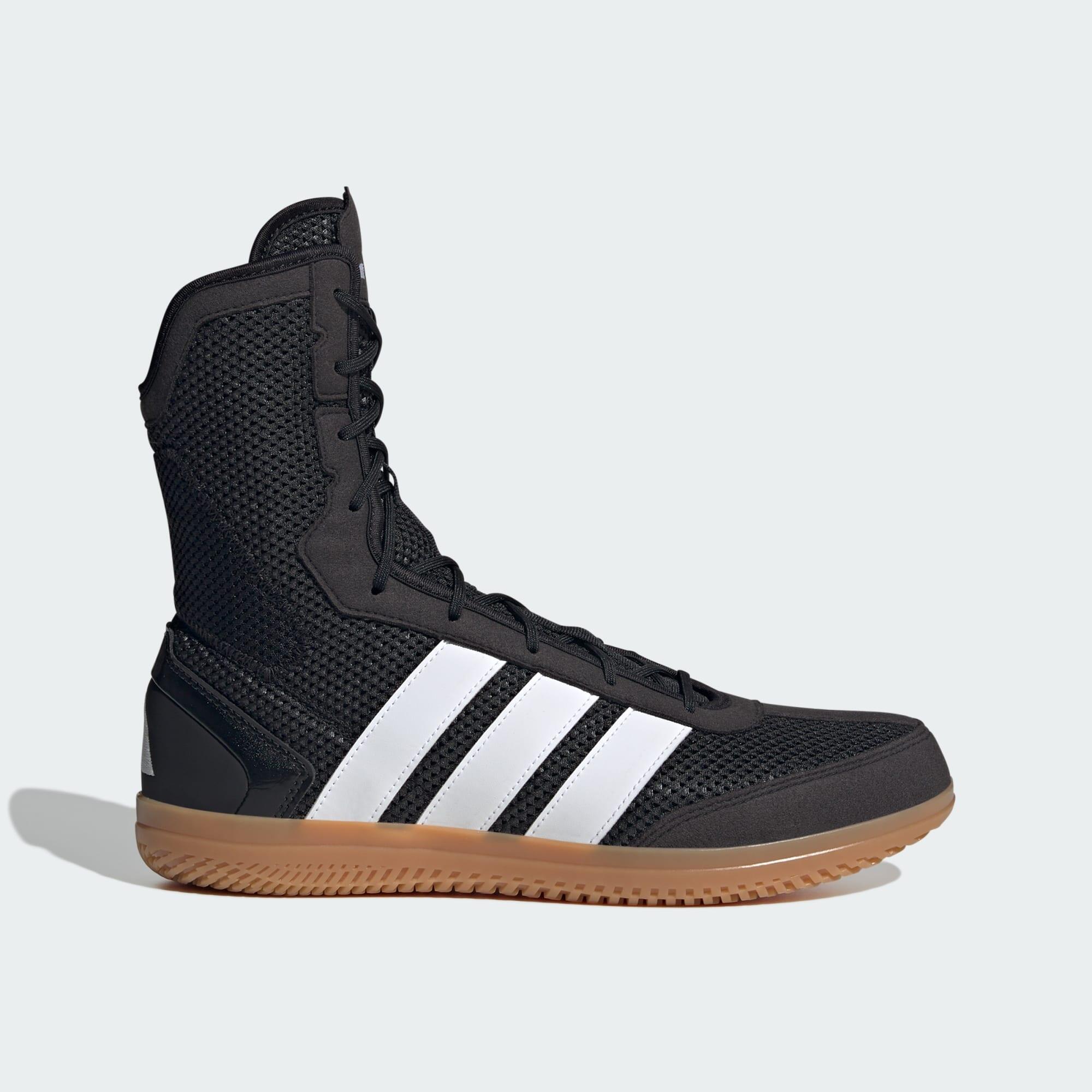 Adidas - Chaussure Box Hog Wide - Baskets - Blanc|noir - Decathlon