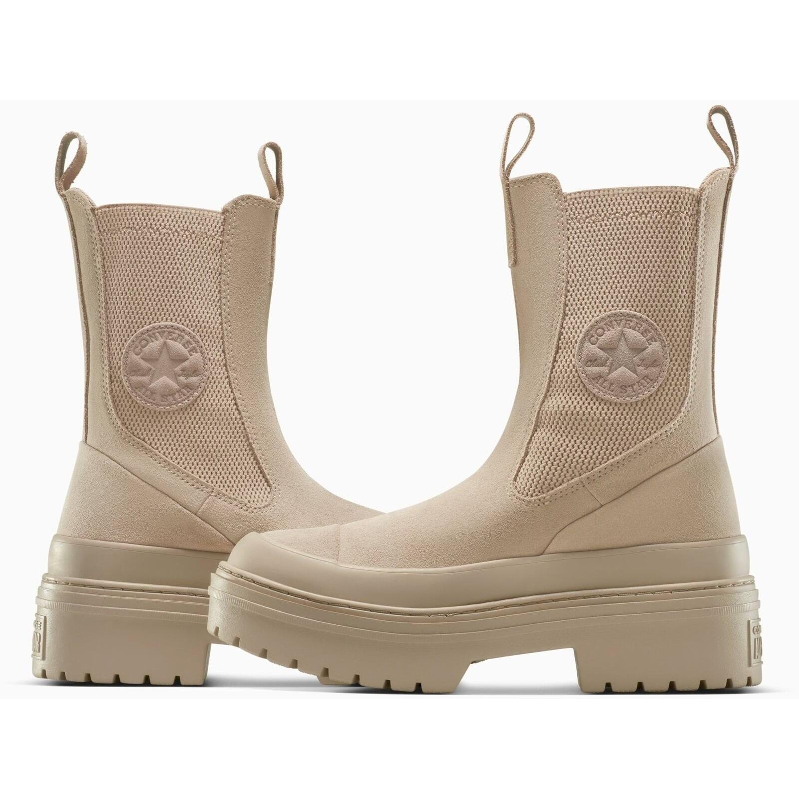 Stivali Converse Chuck Taylor As Lugged Heel Nu, Beige, Unisex 4/5