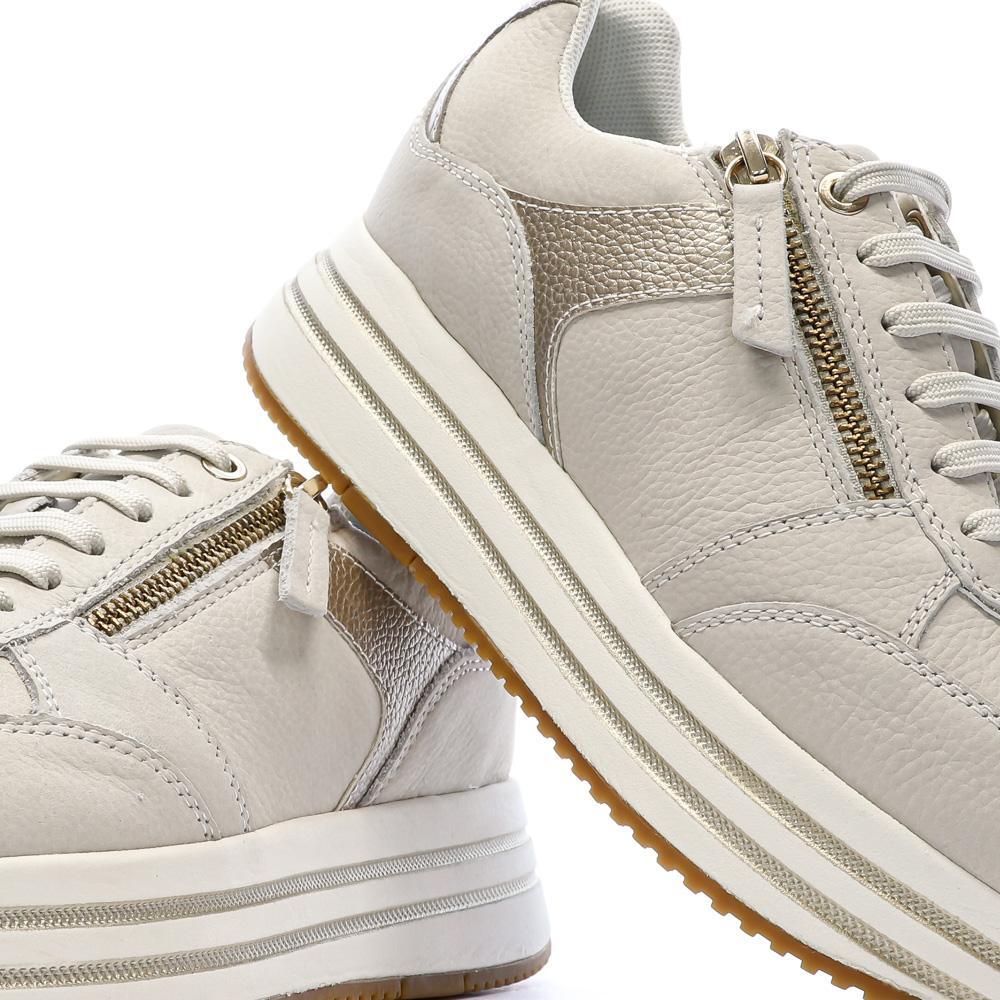 Baskets à plateforme Beige Femme Geox Kency 7/7