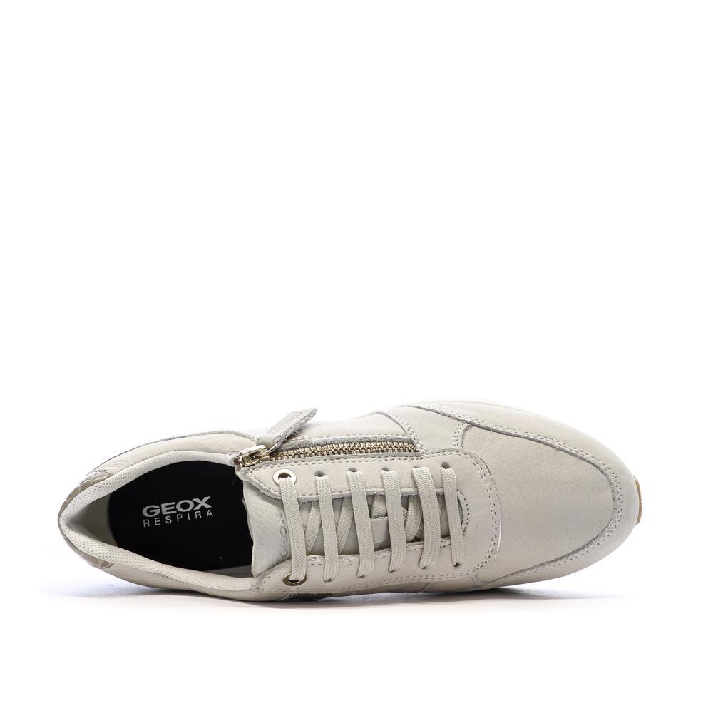 Baskets à plateforme Beige Femme Geox Kency 4/7
