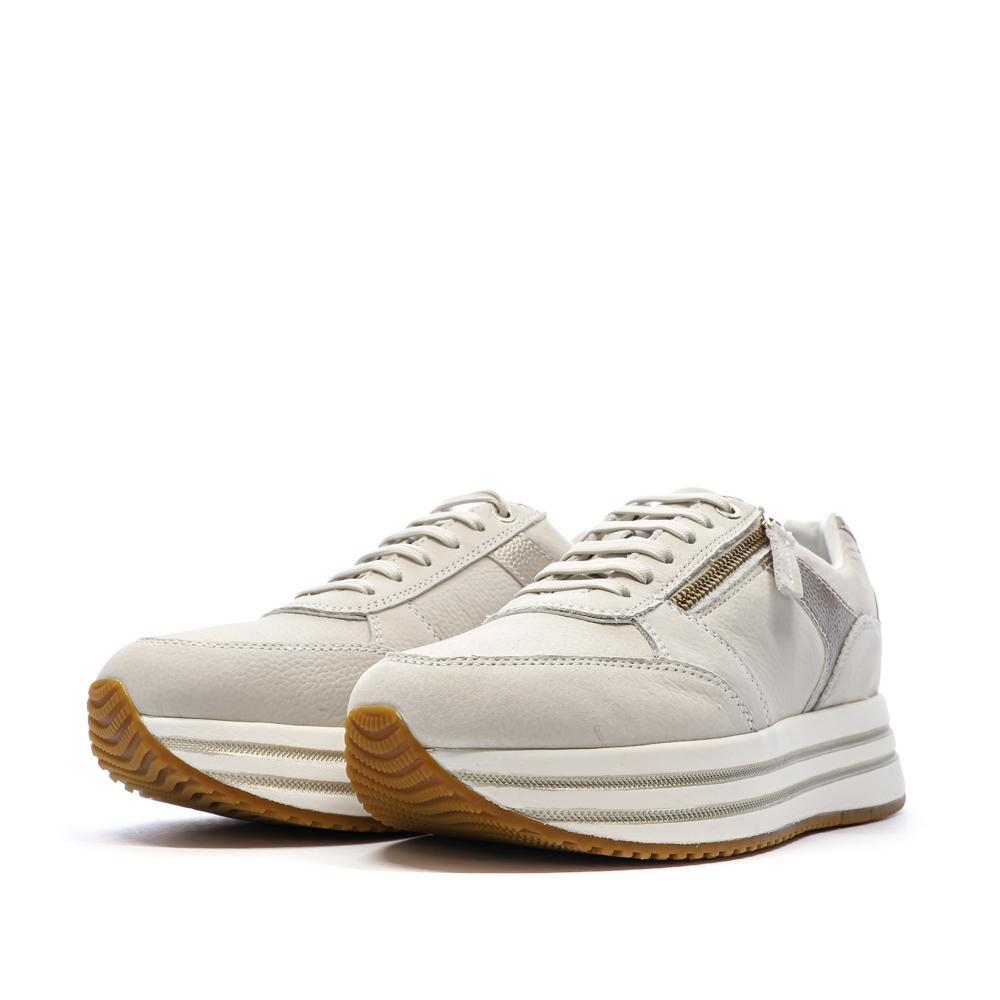Baskets à plateforme Beige Femme Geox Kency 6/7