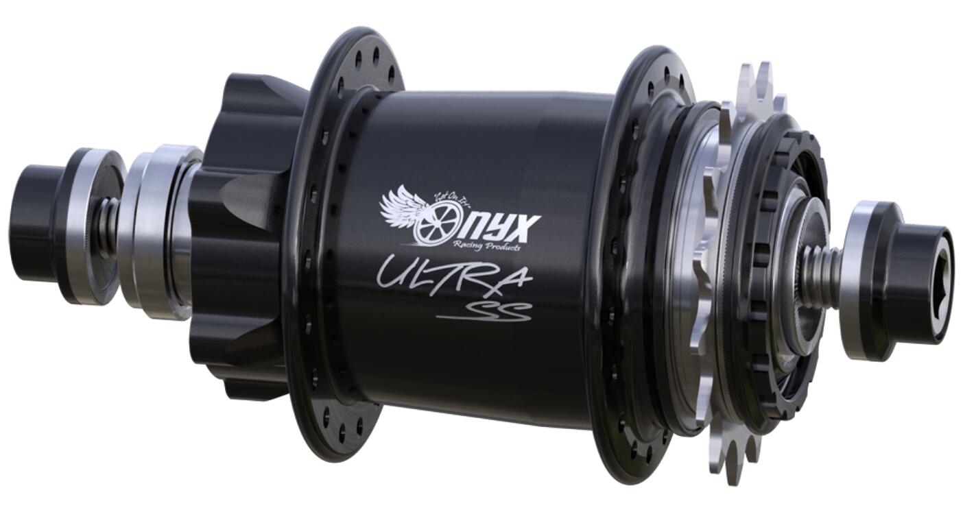 ONYX Mozzo Posteriore Onyx Ultra SS Disco 10mm - Nero - Fori - 36H