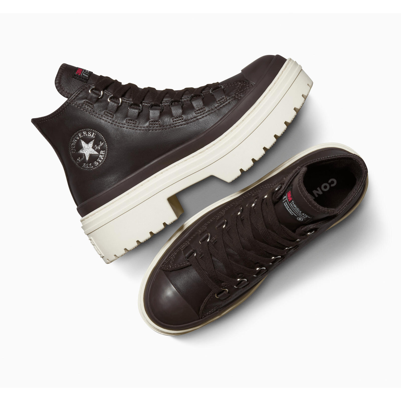 Baskets Converse Chuck Taylor As Lugged Heel, Marron, Unisexe 2/5
