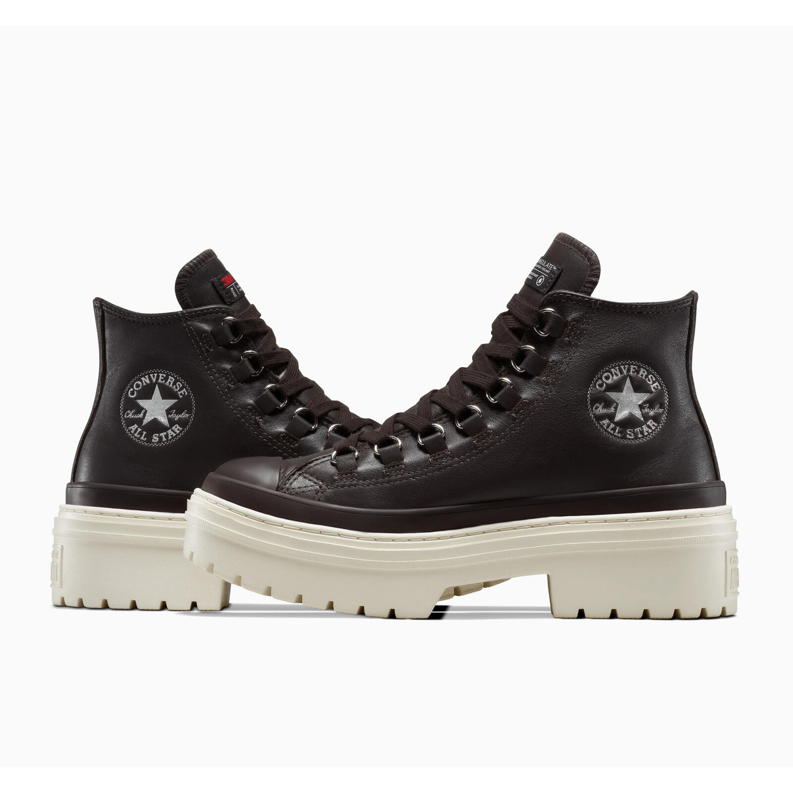 Calçado Converse Chuck Taylor As Lugged Heel, Castanho, Unissex 4/5