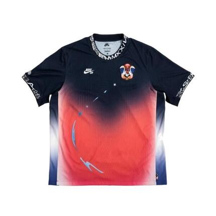Jersey SB Olympics 2024 S/S Obsidian Bright Crimson