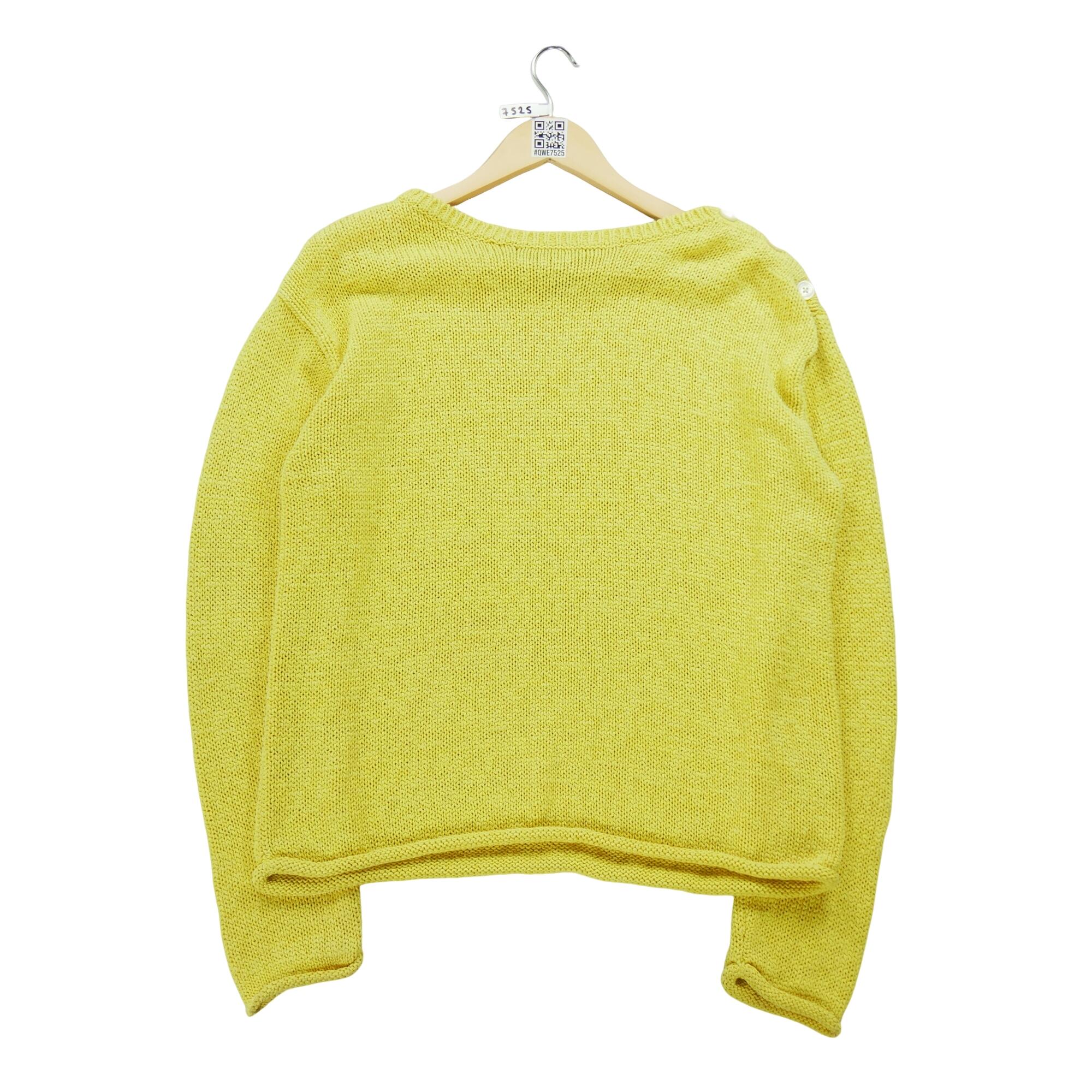 RALPH LAUREN Reconditionné - Pull Femme Jaune - Excellent